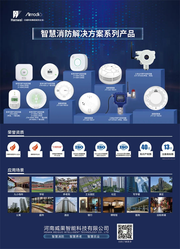 威果科技智慧消防解決方案系列産品