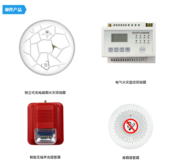 獨立式光(guāng)電(diàn)感煙(yān)火(huǒ)災探測器等智慧消防硬件(jiàn)